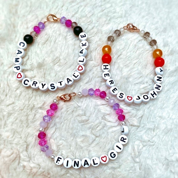 Horror Girly Beaded Bracelets