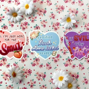 3&quot; Cute Funny Kawaii Manga Anime Webtoon Webcomic Heart Stickers