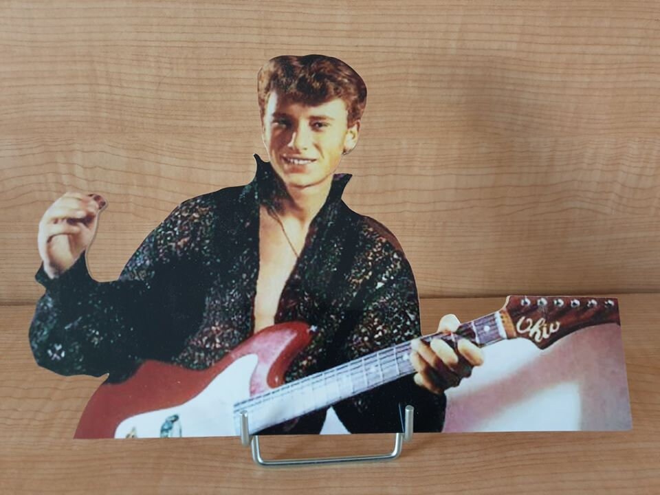 Photo Sculpture Johnny Hallyday 2