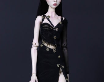 Safety Pin Gown Dress for Popovy Sisters 16'' BJD Fashion Dolls Made By TIANTIAN XU