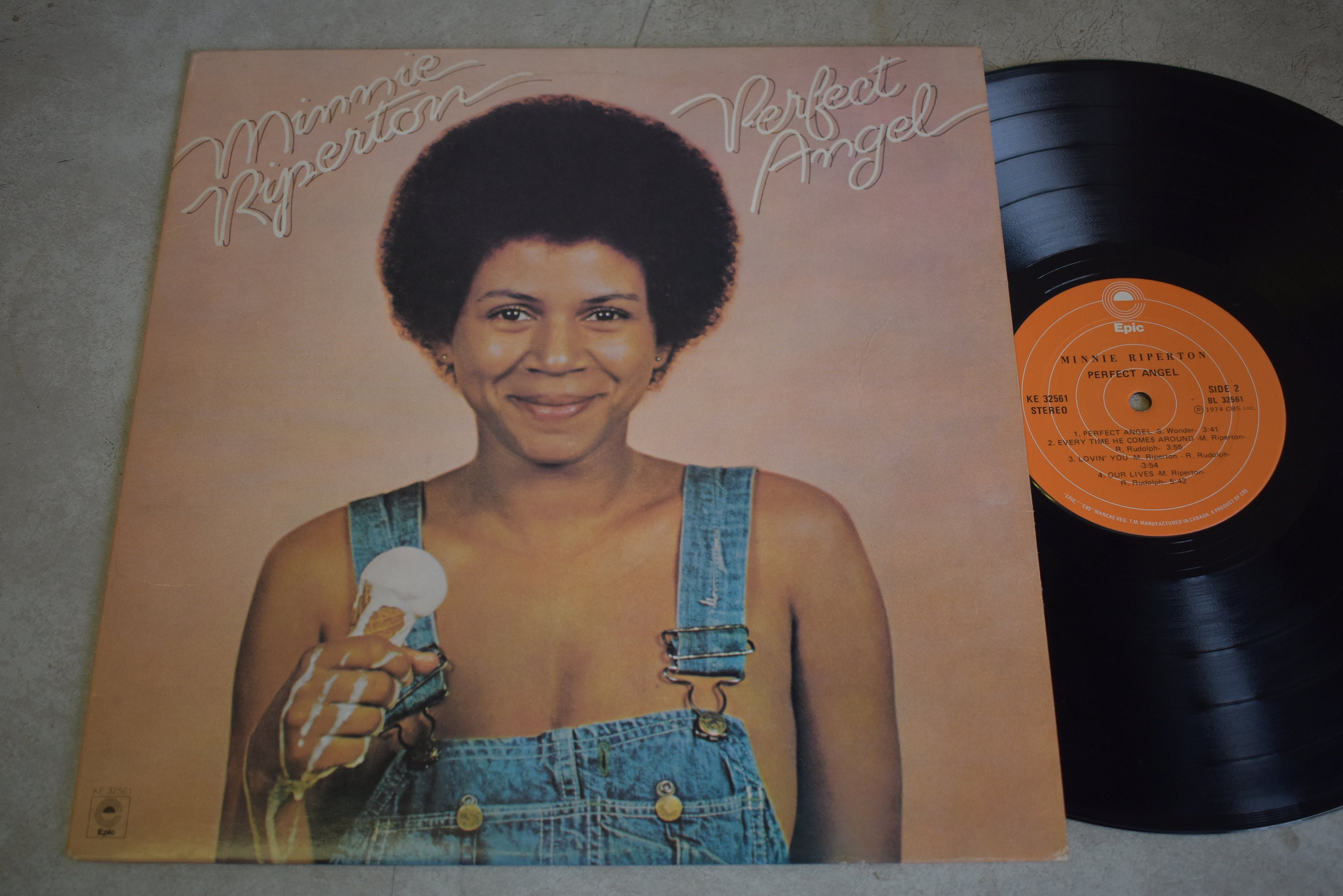 Minnie Riperton / Perfect Angel / Vinyl Record Epic KE -