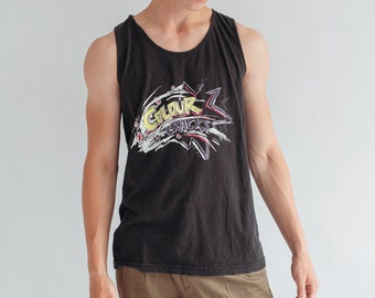 Vintage graphic black top