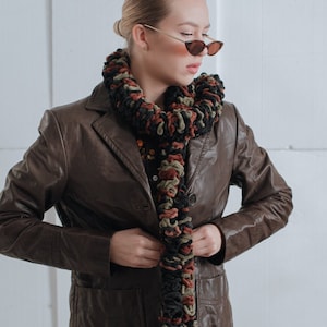Thin Crinkle Scarf Etsy