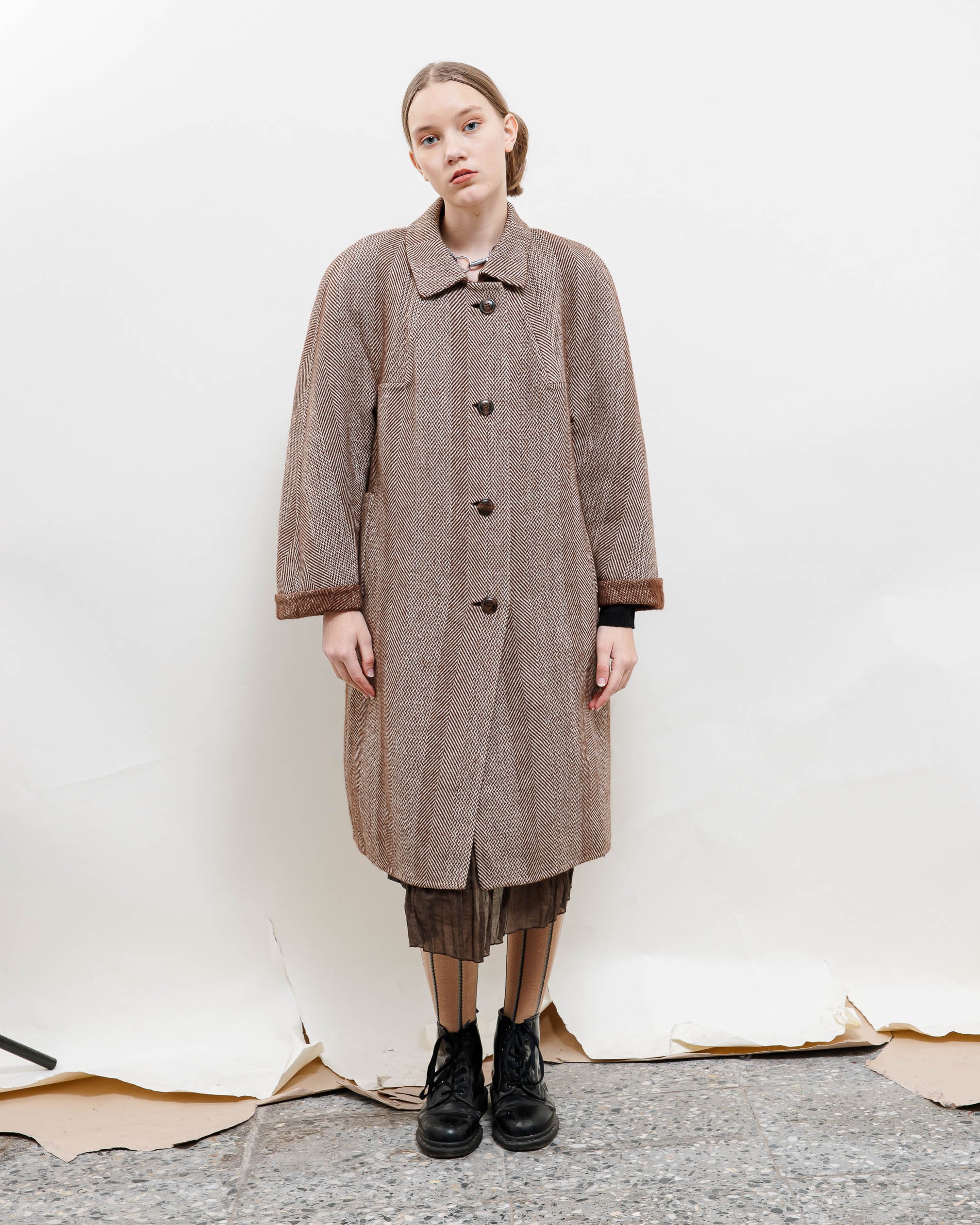Burberry Alpaca Coat Etsy