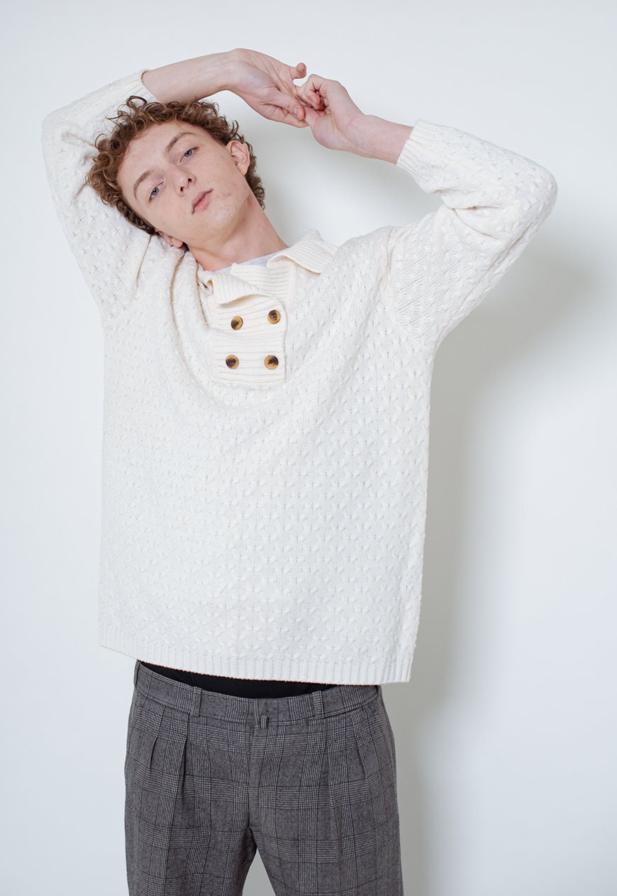 Half and shop half sweater