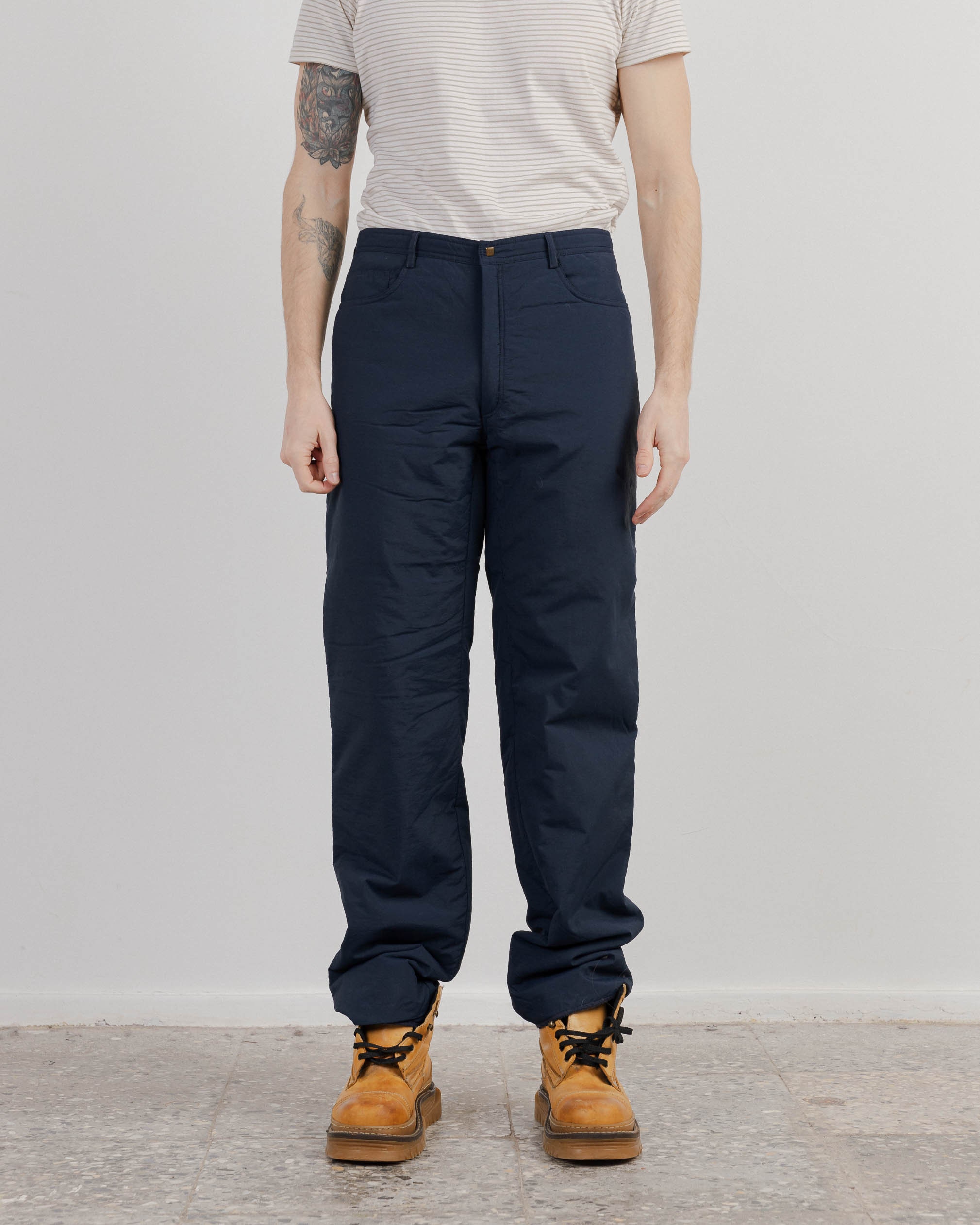 Vintage Ellesse Padded Ski Winter Pants Pantalons Hommes L XL Etsy France