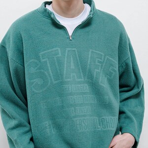 La hearts jersey taped half zip sweatshirt new arrivals