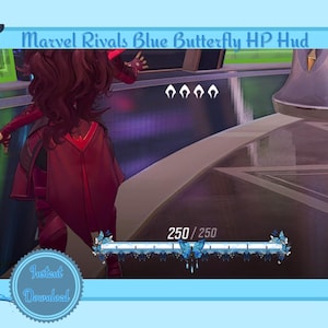 MarvelRivals Blue Butterfly HP Hud
