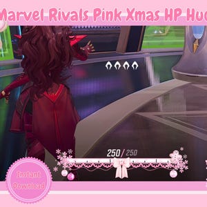 MarvelRivals Pink Xmas HP Hud