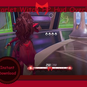 Scarlet Witch MarvelRivals HP Hud Overlay