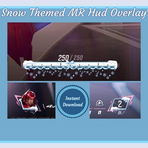 Blue Snow Themed MR Hud Overlay