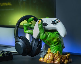 Zombie Hand Controller & Headset Stand – Gaming Decor