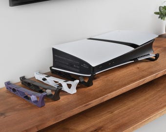Glistco Skates - Horizontal Stand For PS5 Pro Compatible with Disc & Digital Edition