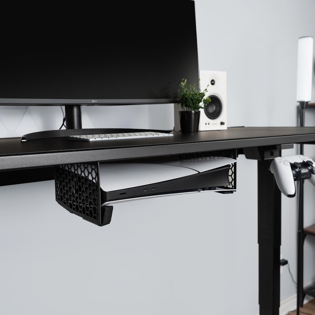 Stealth Mount - Under Desk Mount for Original/slim PS5/PS5 Pro
