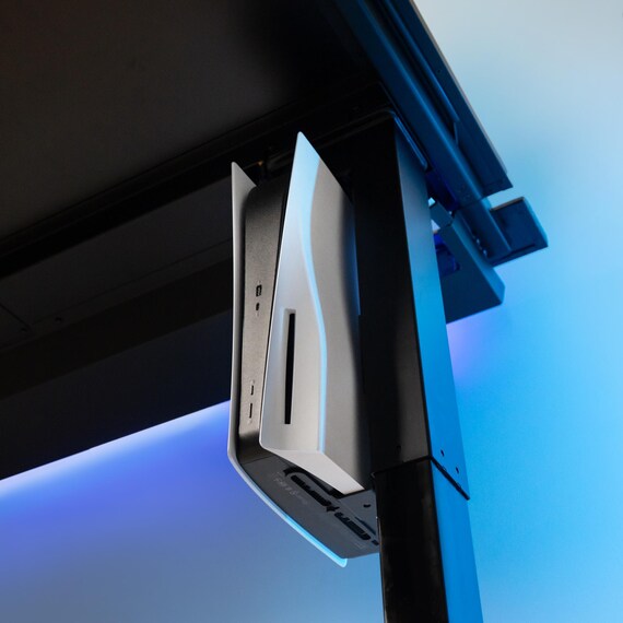 thumbnail image 2 of Vertical Stand Holder Dock For PS5 Disc Version – Black Console Base Mount 2 of 4