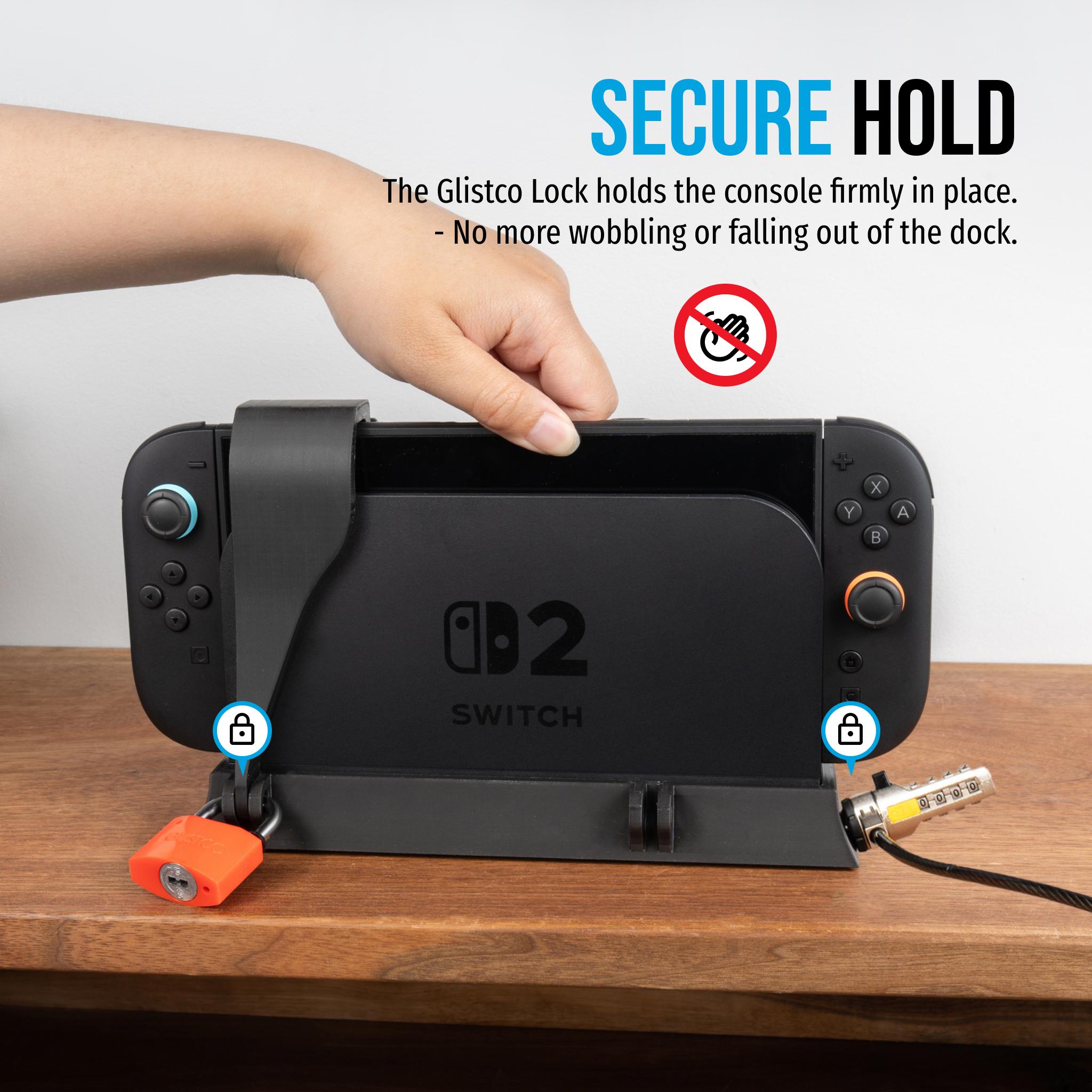 Glistco Dock N' Lock - Lock Stand Compatible With Nintendo Switch