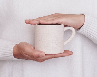 Weiße Magische Farbe handgemachte Tasse für Tee