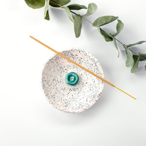 Incense holder Calm . Handmade ceramic design detail for cozy home. image 1