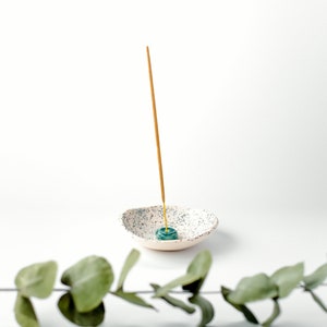 Incense holder Calm . Handmade ceramic design detail for cozy home. image 2