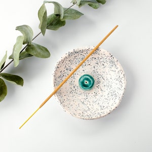 Incense holder Calm . Handmade ceramic design detail for cozy home. image 5