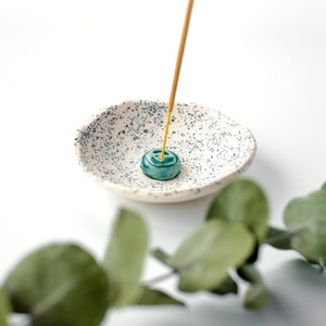 Incense holder Calm . Handmade ceramic design detail for cozy home. image 3