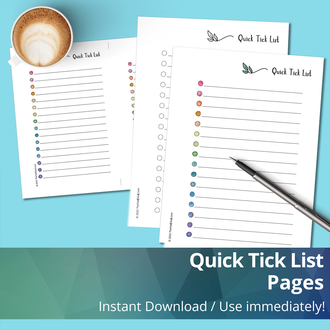 To-do List Printable Goal Setting Instant Download Productivity Tool ...