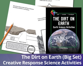 The Dirt on Earth (Big Set), Science activities, Art Activities, Coloring Printables, Creative Response Activities for Kids