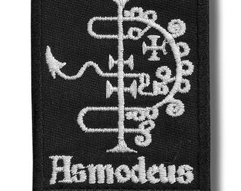 10 X 8 cm bordado parche Sigil of Asmodeus