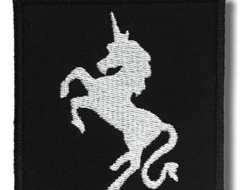 Unicorn - embroidered patch 8x8 cm