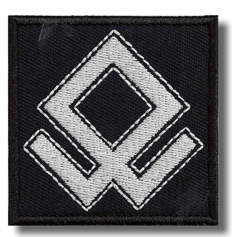 Odal Rune Embroidered Patch, 6x6 Cm - Etsy