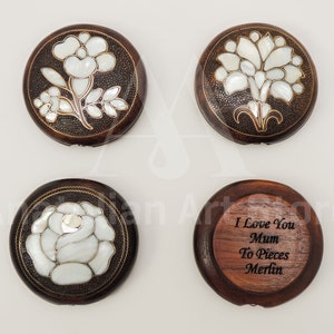 Espejo compacto personalizado, regalo del día de las madres, espejo de mano de maquillaje, bolso espejo, , espejo compacto, espejo de mano, regalo de San Valentín, espejo