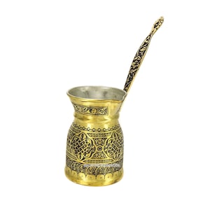 Brass Coffee Pot it&#39;s Produced Engraving Handmade, Coffee Pot, Copper Coffee Pot, Turkish Arabic Coffee Copper Pot, Espresso pot,