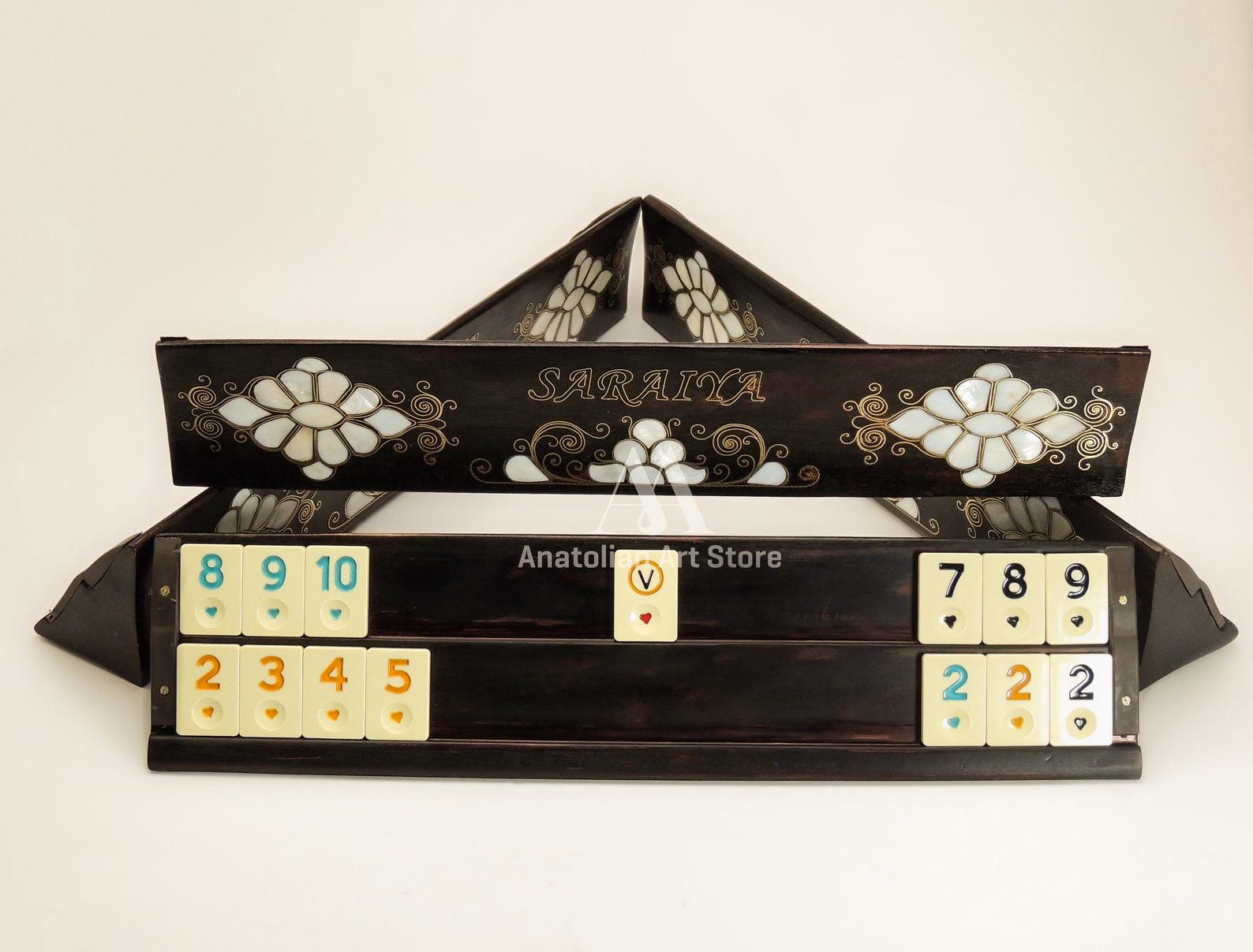 Personalized Rummikub & Tiles 100 Handmade Rummy Cube Set Etsy