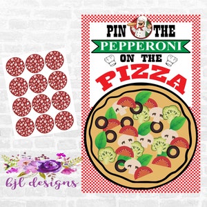 Pizza Party Birthday Invitation, Pizza, Digital Editable Printable
