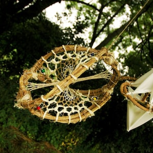 Dreamcatcher "Schnute" Nature-Wood - 3D