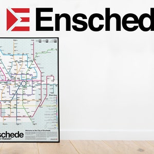 Mapa de trânsito do metrô de Enschede