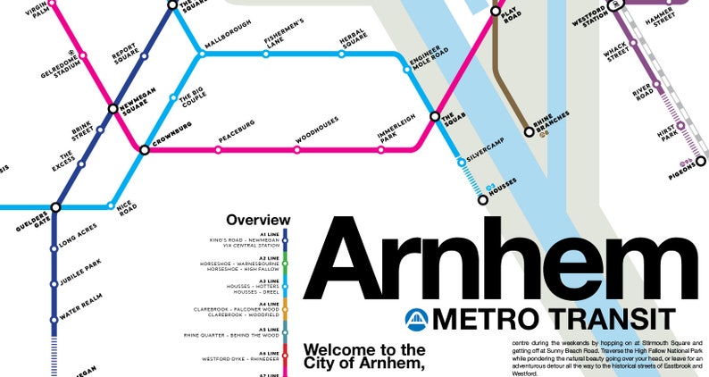 Arnhem Metro Transit Map image 4