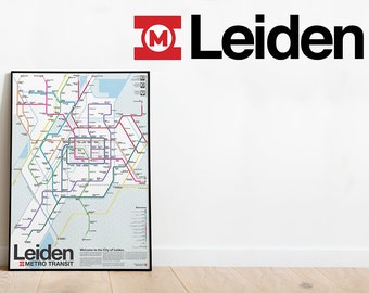 Leiden Metro Transit Map