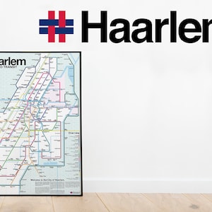 Haarlem Metro Transit Map image 1