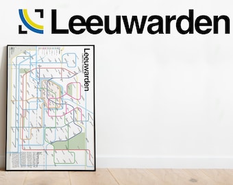 Leeuwarden Metro Transit Map