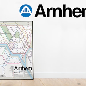 Mapa de trânsito do metrô de Arnhem