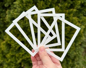 ACEO Mat Boards & Backing Cards (2.5" x 3.5") – Mini Frame Accessories