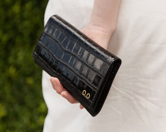 croc wallets for womens