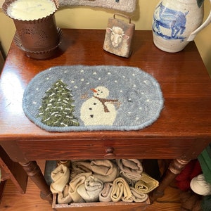 Rug Hooking Kit or Pattern"First Snow"