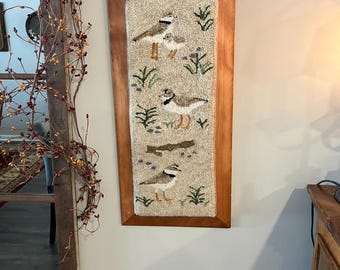 Kit de fixation de tapis et/ou motif « Pluviers siffleurs »