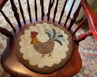 Kit de fixation de tapis ou motif « Rooster Chair Pad »