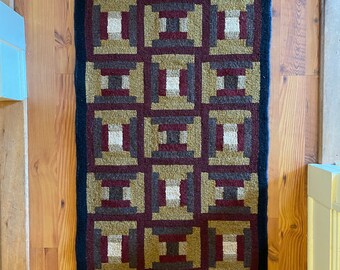Vloerkleed haakpatroon "Kerkdeur steps"
