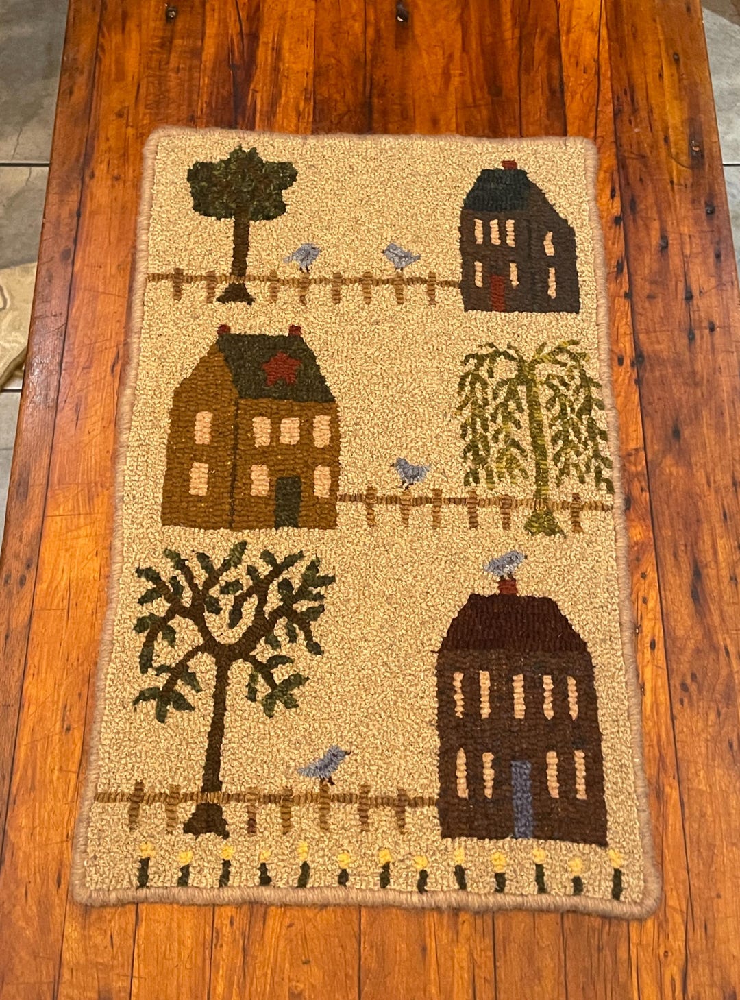 Hand Hooked Rug 