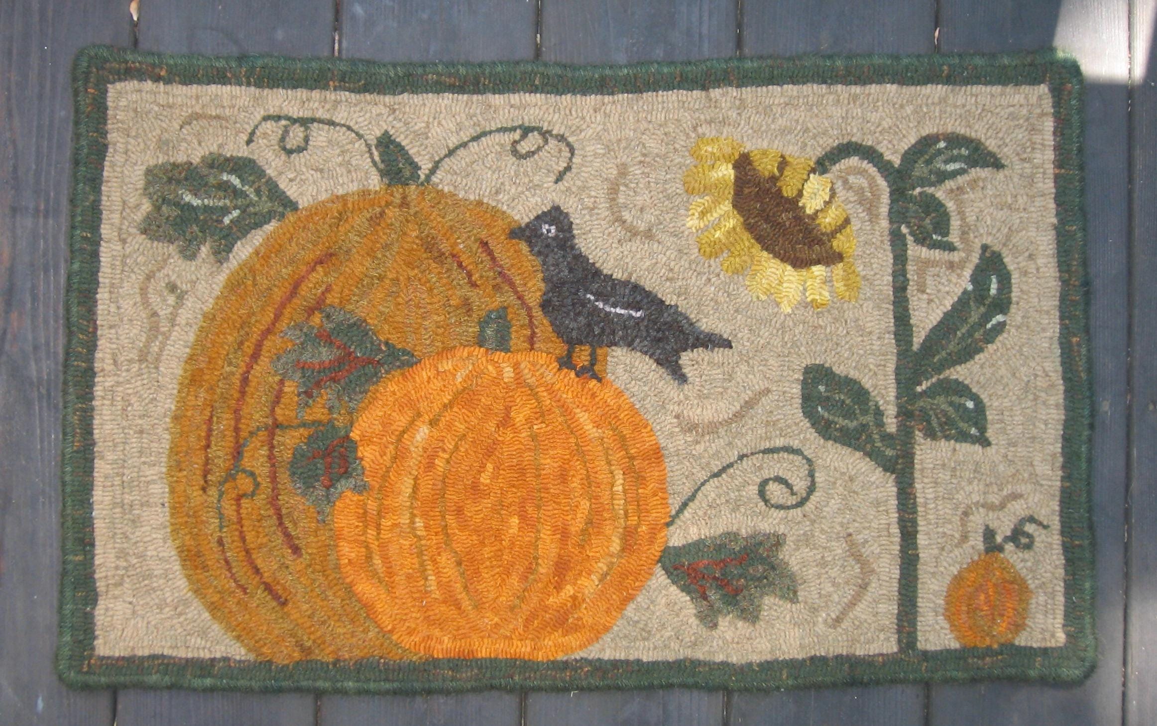 Fall Rug Hooking Patterns Rug Hooking Kit/pattern