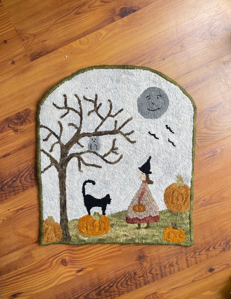 Rug Hooking Pattern halloween Day Happy Halloween Etsy